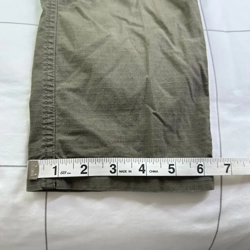 Vuori Olive Green Ripstop Drawstring Pants